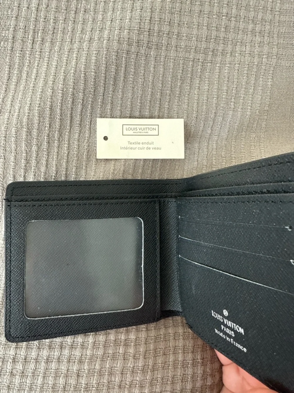 Louis Vuitton Damier Graphite Canvas Wallet - Black & Grey Checker